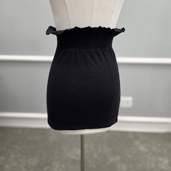 Sammy B Chic Black Ruffled Mini Skirt - Picture 3 of 5